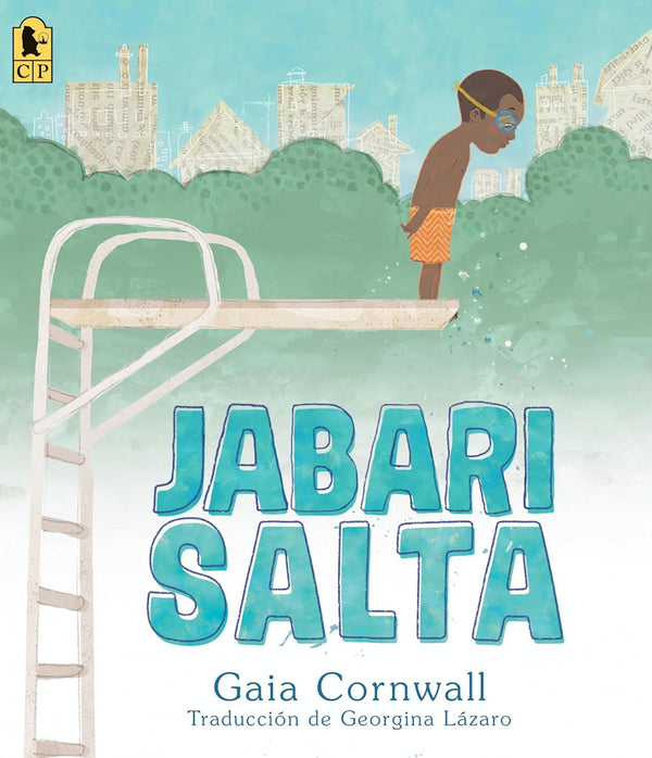 Jabari Salta by Gaia Cornwall and translation by Georgina Lázaro. Spanish edition of&nbsp;Jabari Jumps.&nbsp;