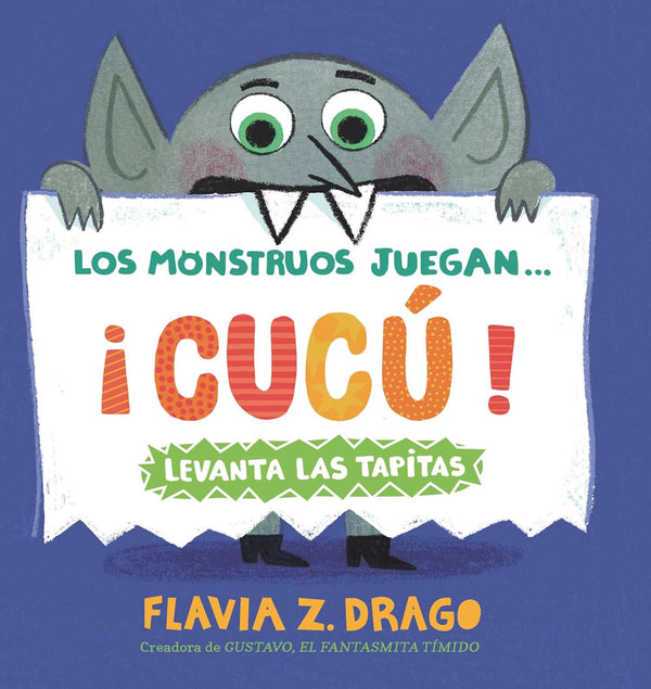 Los Monstruos juegan.....¡Cucú! by Flavia Z. Drago.&nbsp; Enjoy this boldly graphic Spanish board book